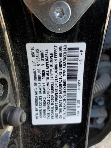 Photo 11 VIN: 19XFC2F76GE224683 - HONDA CIVIC EX 