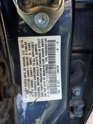 Photo 11 VIN: 19XFC2F78GE225933 - HONDA CIVIC 