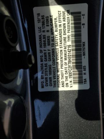 Photo 11 VIN: 19XFC2F78HE014216 - HONDA CIVIC 