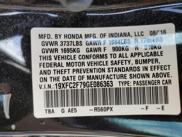 Photo 12 VIN: 19XFC2F79GE086363 - HONDA CIVIC EX 