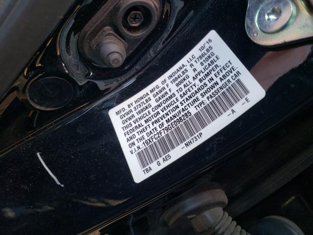 Photo 9 VIN: 19XFC2F79GE098285 - HONDA CIVIC EX 