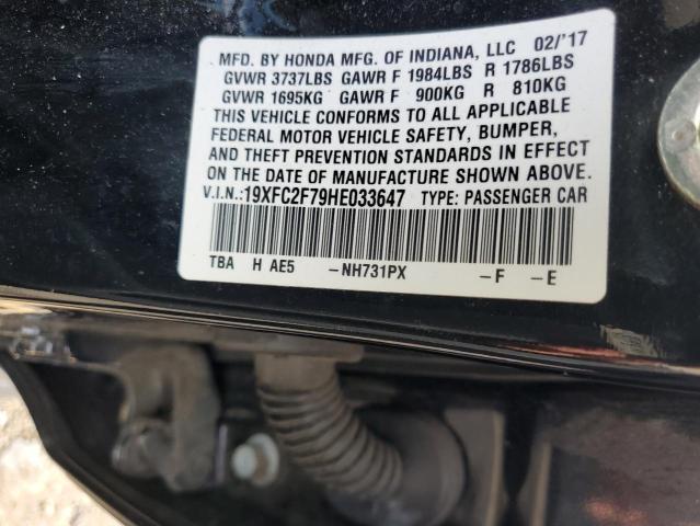 Photo 11 VIN: 19XFC2F79HE033647 - HONDA CIVIC EX 