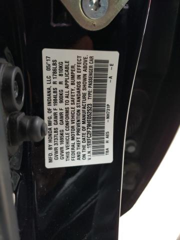 Photo 11 VIN: 19XFC2F79HE052523 - HONDA CIVIC EX 