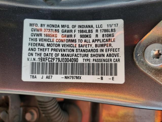 Photo 12 VIN: 19XFC2F79JE004090 - HONDA CIVIC EX 