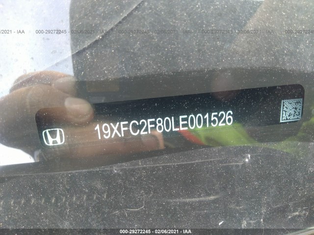 Photo 8 VIN: 19XFC2F80LE001526 - HONDA CIVIC SEDAN 