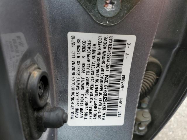 Photo 11 VIN: 19XFC2F82KE013224 - HONDA CIVIC 