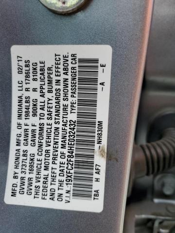 Photo 11 VIN: 19XFC2F84HE032432 - HONDA CIVIC 