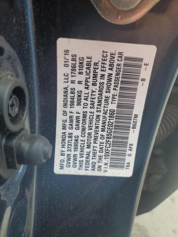 Photo 11 VIN: 19XFC2F85GE021860 - HONDA CIVIC EX 