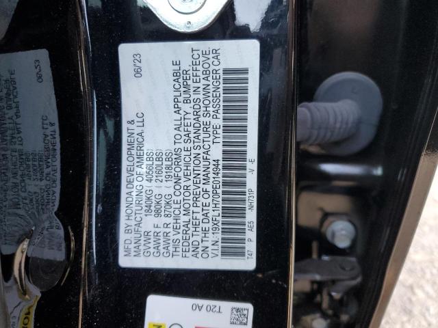 Photo 12 VIN: 19XFL1H70PE014944 - HONDA CIVIC EXL 