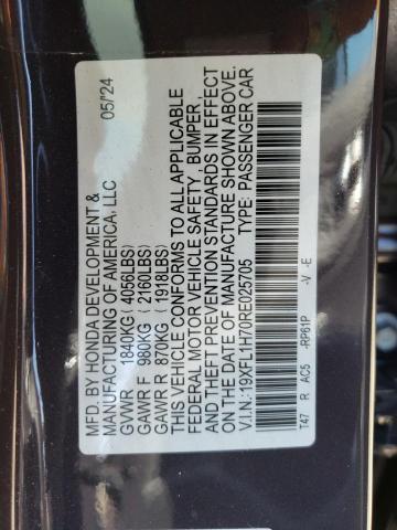 Photo 12 VIN: 19XFL1H70RE025705 - HONDA CIVIC EXL 