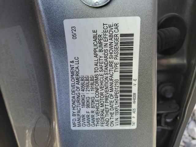 Photo 11 VIN: 19XFL1H74PE012193 - HONDA CIVIC EXL 