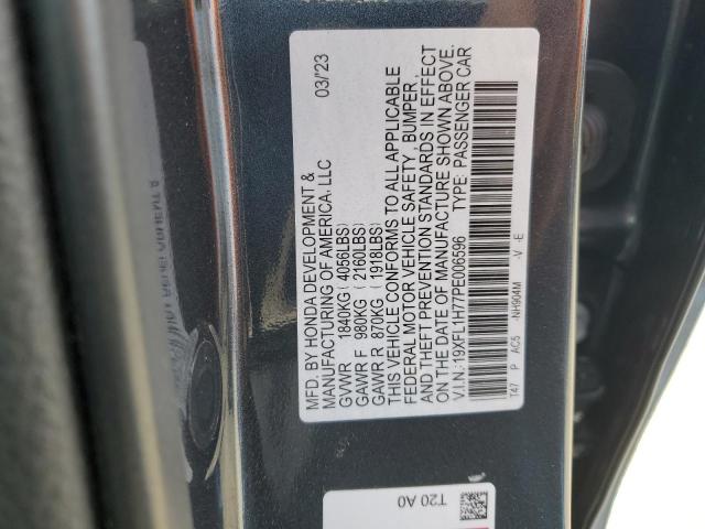 Photo 11 VIN: 19XFL1H77PE006596 - HONDA CIVIC EXL 