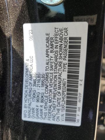 Photo 11 VIN: 19XFL2H52PE024671 - HONDA CIVIC LX 