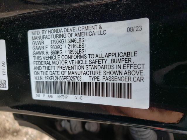 Photo 11 VIN: 19XFL2H55PE025703 - HONDA CIVIC LX 