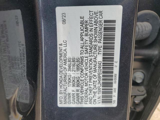 Photo 11 VIN: 19XFL2H58PE024643 - HONDA CIVIC LX 