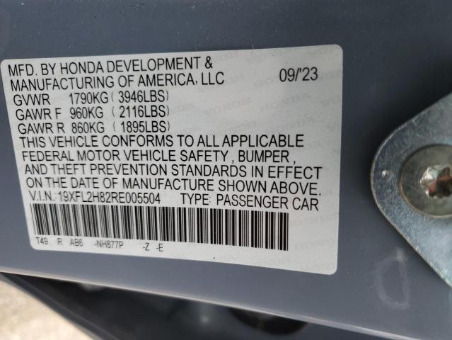 Photo 12 VIN: 19XFL2H82RE005504 - HONDA CIVIC 