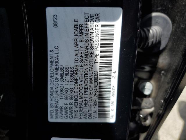 Photo 11 VIN: 19XFL2H84RE000353 - HONDA CIVIC 