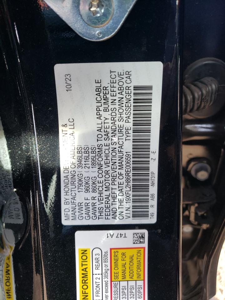 Photo 12 VIN: 19XFL2H86RE006591 - HONDA CIVIC 