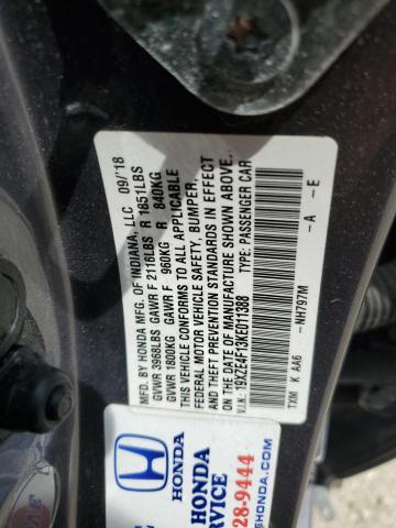 Photo 12 VIN: 19XZE4F13KE011388 - HONDA INSIGHT 