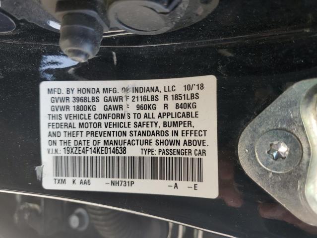 Photo 11 VIN: 19XZE4F14KE014638 - HONDA INSIGHT 