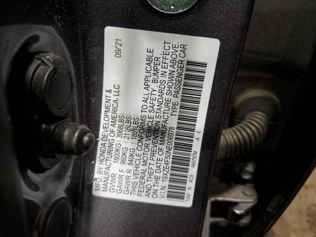 Photo 11 VIN: 19XZE4F50NE006978 - HONDA INSIGHT EX 