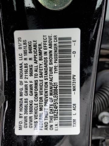 Photo 12 VIN: 19XZE4F51LE008431 - HONDA INSIGHT 