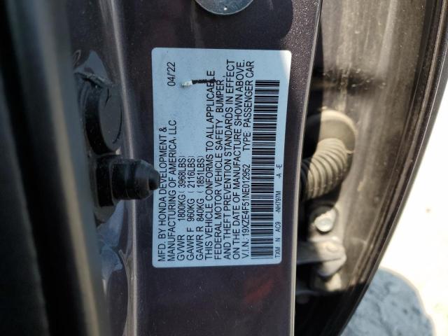 Photo 11 VIN: 19XZE4F51NE012952 - HONDA INSIGHT 