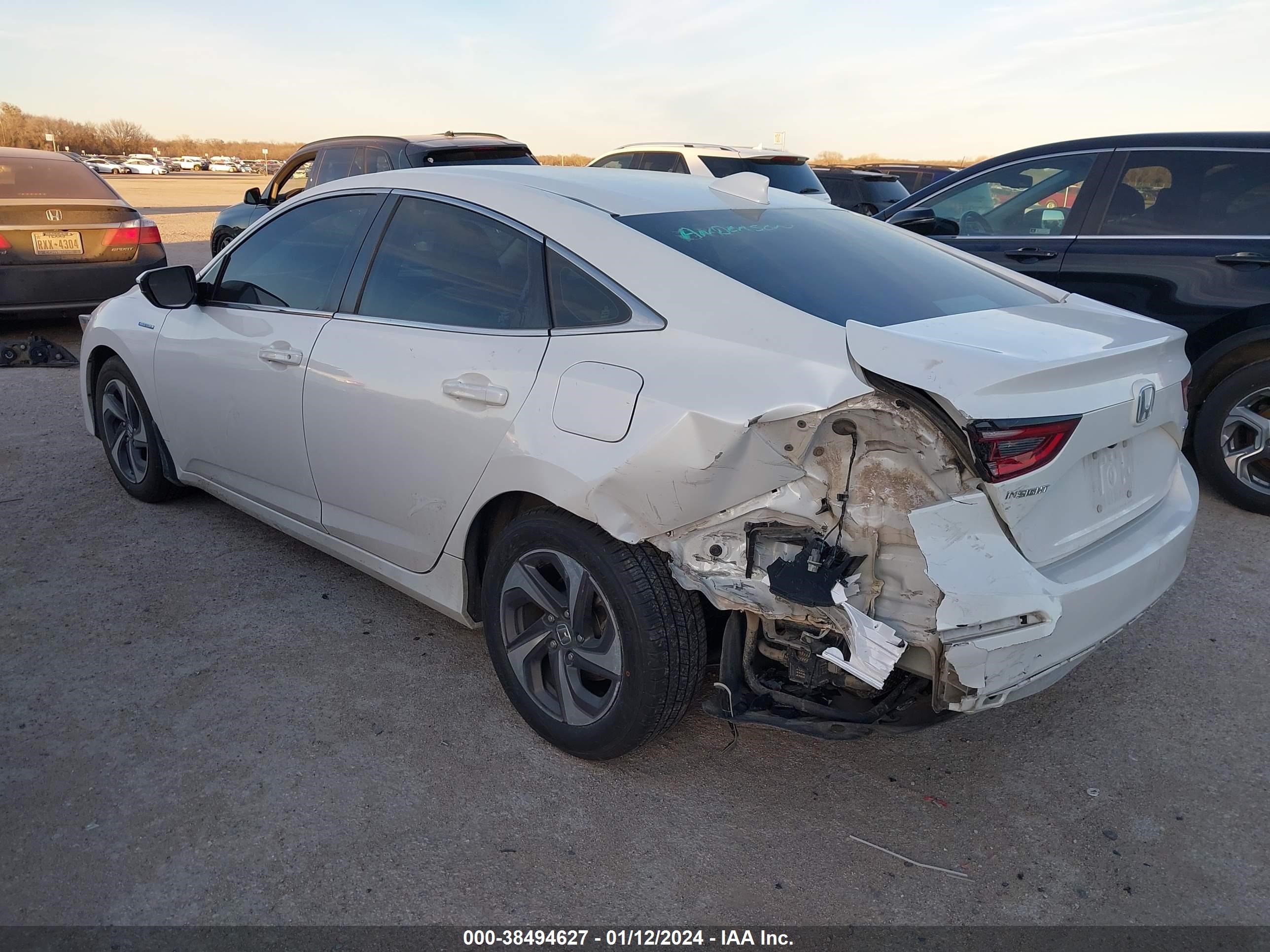 Photo 2 VIN: 19XZE4F52KE012096 - HONDA INSIGHT 