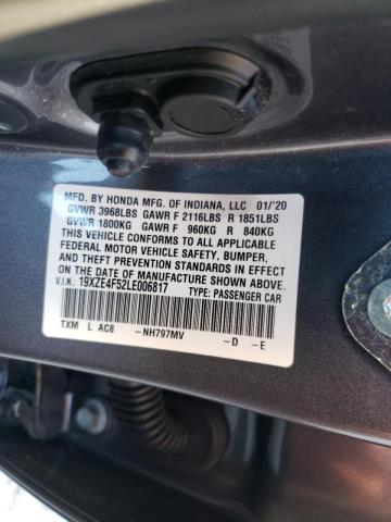 Photo 9 VIN: 19XZE4F52LE006817 - HONDA INSIGHT EX 