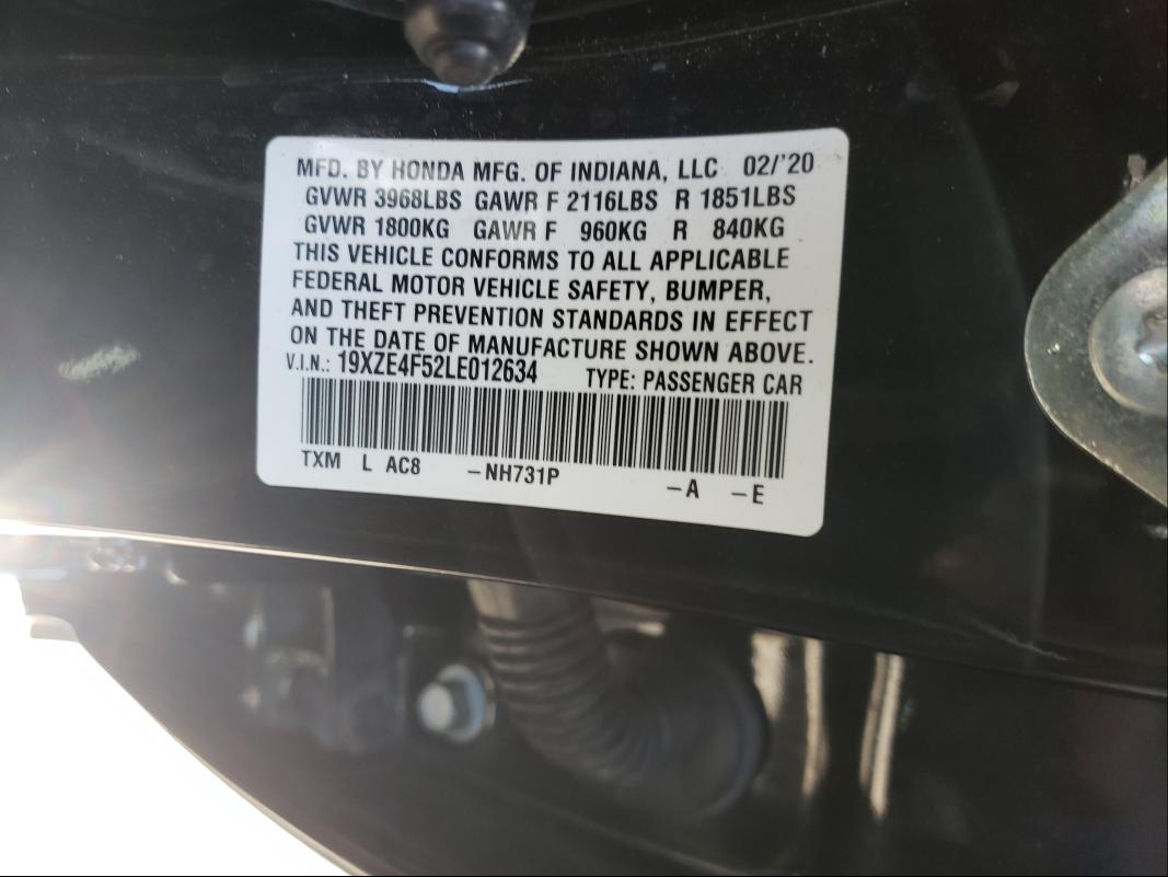 Photo 9 VIN: 19XZE4F52LE012634 - HONDA INSIGHT EX 