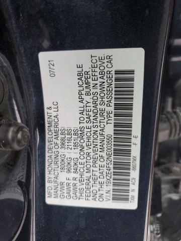 Photo 11 VIN: 19XZE4F52NE003550 - HONDA INSIGHT EX 