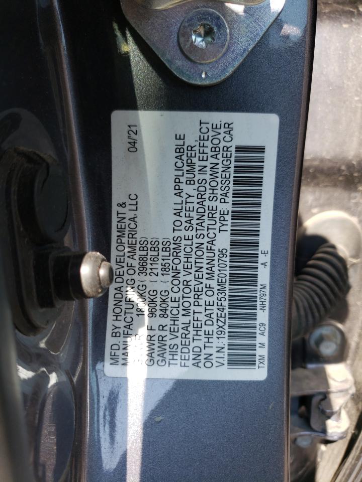 Photo 11 VIN: 19XZE4F53ME010795 - HONDA INSIGHT 