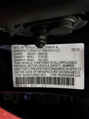 Photo 12 VIN: 19XZE4F53NE013973 - HONDA INSIGHT 