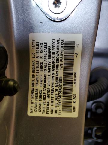 Photo 11 VIN: 19XZE4F54KE018885 - HONDA INSIGHT 