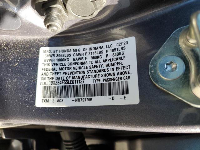 Photo 12 VIN: 19XZE4F55LE011137 - HONDA INSIGHT EX 