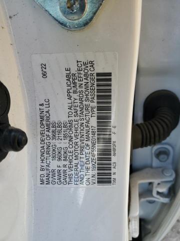 Photo 11 VIN: 19XZE4F55NE014817 - HONDA INSIGHT EX 