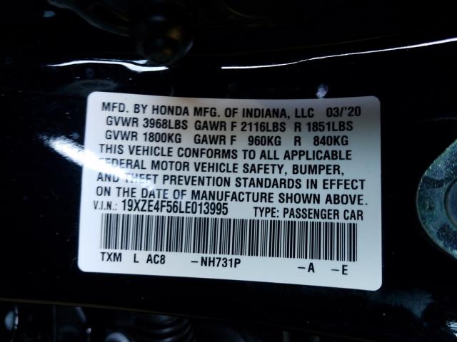 Photo 9 VIN: 19XZE4F56LE013995 - HONDA INSIGHT 