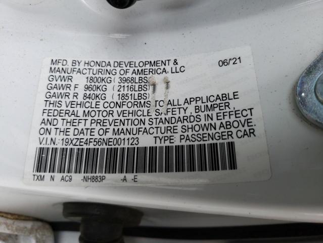 Photo 11 VIN: 19XZE4F56NE001123 - HONDA INSIGHT 