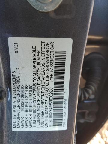 Photo 11 VIN: 19XZE4F56NE002966 - HONDA INSIGHT 