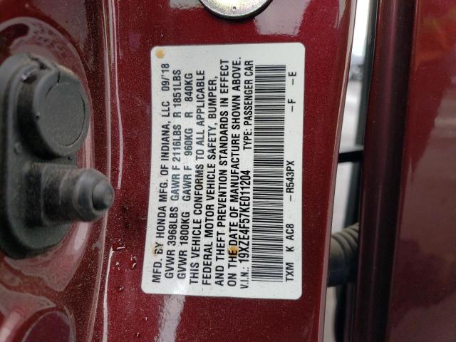 Photo 11 VIN: 19XZE4F57KE011204 - HONDA INSIGHT 