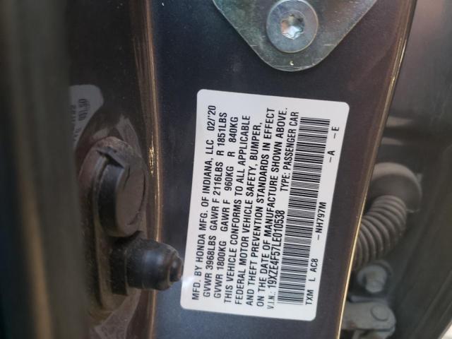 Photo 9 VIN: 19XZE4F57LE010538 - HONDA INSIGHT EX 