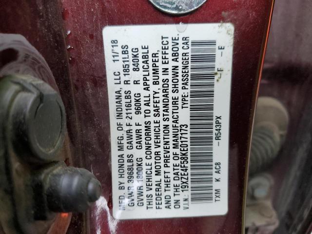 Photo 11 VIN: 19XZE4F58KE017173 - HONDA INSIGHT EX 