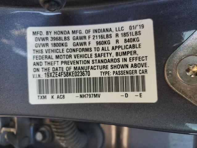 Photo 12 VIN: 19XZE4F58KE023670 - HONDA INSIGHT 