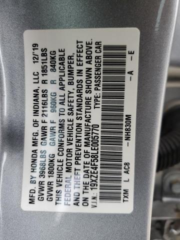 Photo 12 VIN: 19XZE4F58LE005770 - HONDA INSIGHT 