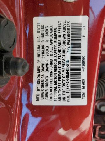 Photo 9 VIN: 19XZE4F58ME008816 - HONDA INSIGHT EX 