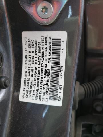 Photo 9 VIN: 19XZE4F59LE006099 - HONDA INSIGHT EX 