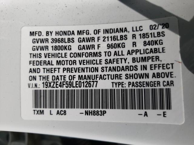 Photo 9 VIN: 19XZE4F59LE012677 - HONDA INSIGHT EX 