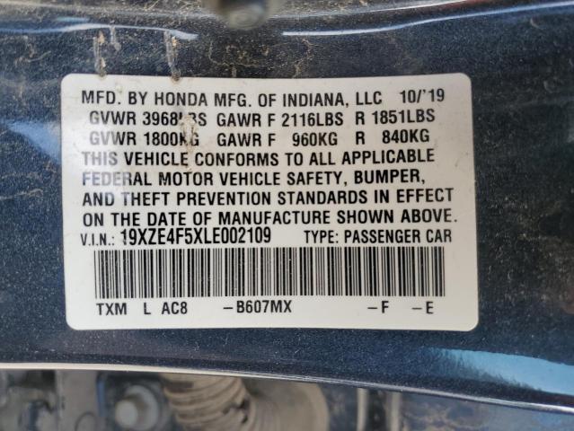 Photo 12 VIN: 19XZE4F5XLE002109 - HONDA INSIGHT 