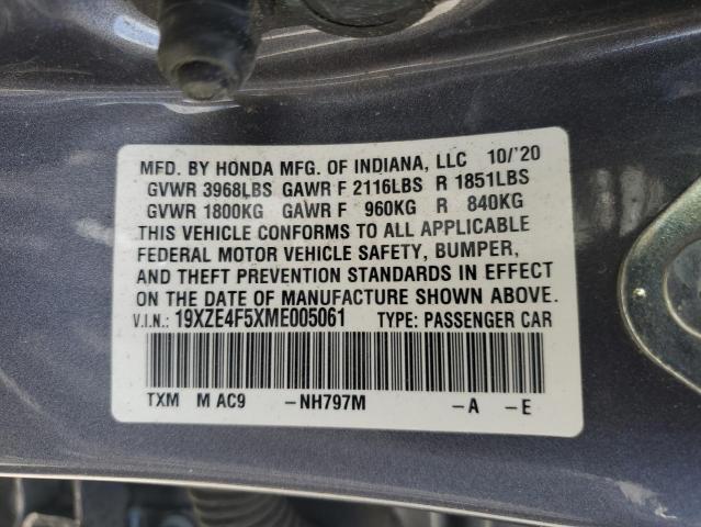 Photo 11 VIN: 19XZE4F5XME005061 - HONDA INSIGHT EX 