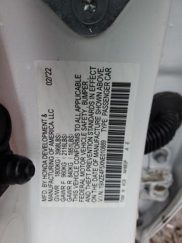 Photo 12 VIN: 19XZE4F5XNE010889 - HONDA INSIGHT 